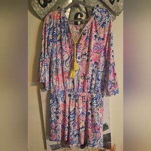 Lilly Pulitzer romper in a size large.